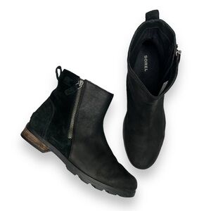 Sorel Black Ankle Boots